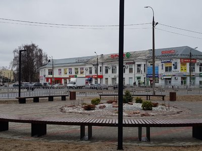 Выкса, Комсомольская площадь (31.03.2020 г.)