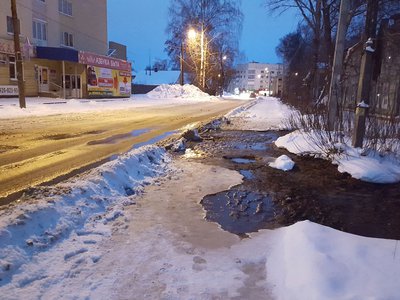 Потоп на ул. Белякова, С. Битковой и Пушкина