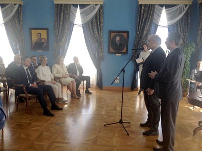 Церемония вручения премий Фонда имени братьев Баташевых (Выкса, 2018 г.)