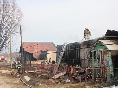 Пожар в Досчатом (Выкса, 2019 г.)