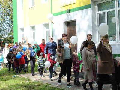 В детском саду «Ромашка» встретили День Победы акцией и концертом
