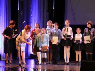 Церемония награждения победителей муниципального этапа всероссийской олимпиады школьников по общеобразовательным предметам и научно-практической конференции