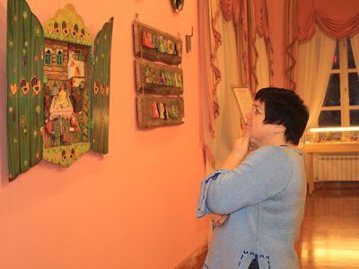 Выставка работ Татьяны Ганиной в музее истории завода (Выкса, 2017 г.)