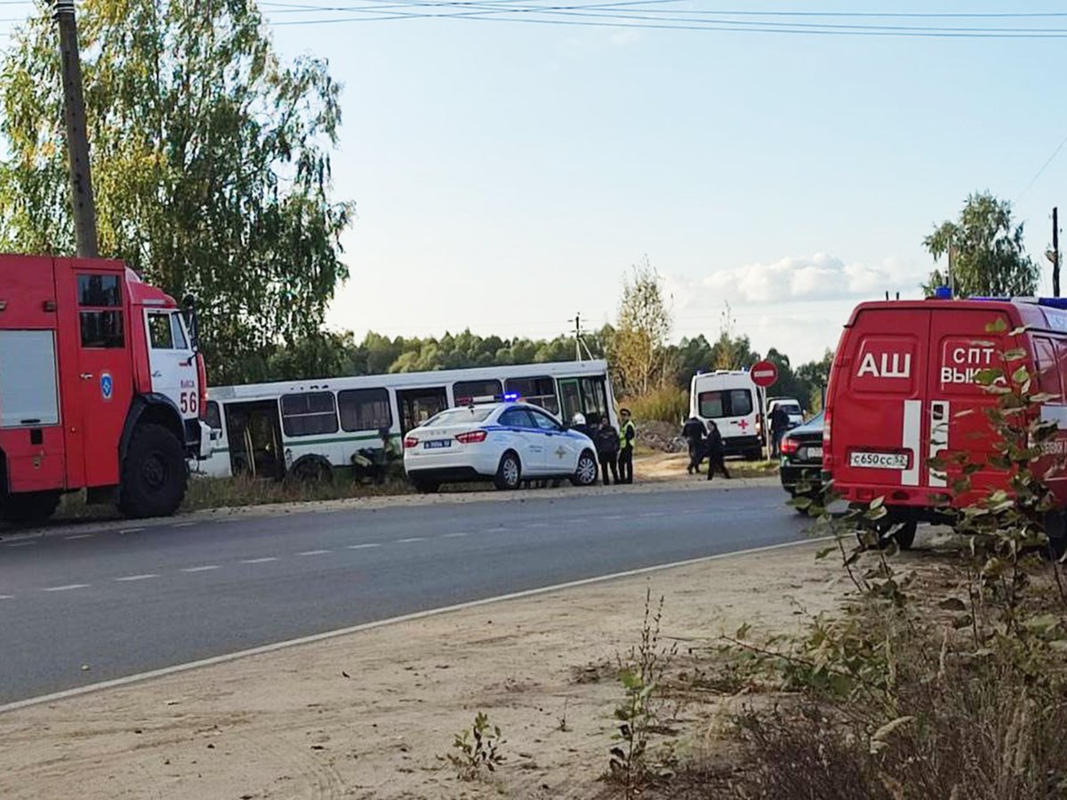 Автобус рейса №107 попал в ДТП ::Выксунский рабочий