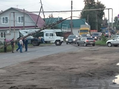 Авария на Борковском проезде (31 июля 2017 г.)