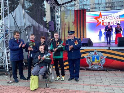 Церемония вручения государственных наград бойцам СВО прошла во время празднования Дня Победы на Красной площади в Выксе