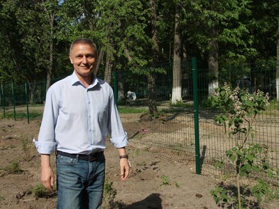 Директор парка Андрей Смирнов (Выкса, 2018 г.)