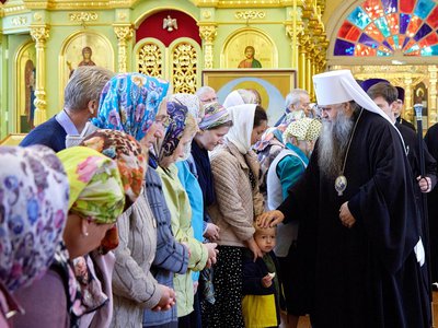 Церковную службу в Выксе совершил митрополит Георгий