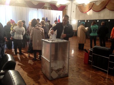 Избирательный участок в ДК им. Лепсе
