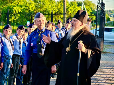 Православные витязи.Встреча с епископом Гедеоном