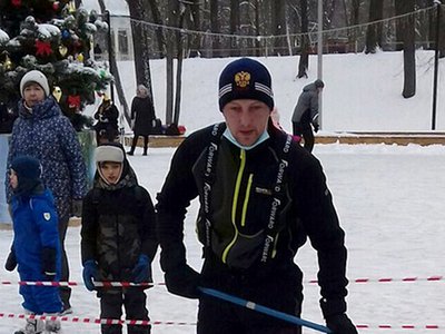 Соревнования по кёрлингу прошёл 8 января в парке КиО (Выкса,2021 г.)
