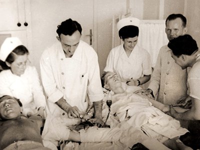 Первый аппарат для переливания крови был из Выксы