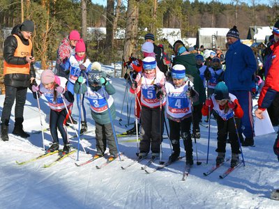 Турнир по лыжам прошёл 2 марта в посёлке Ризадеевский в семи возрастных группах (Выкса, 2019 г.)