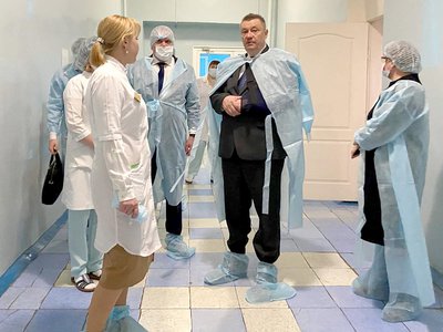 Областной министр здравоохранения посетил Выксунскую ЦРБ (Вкса, 2020 г.)