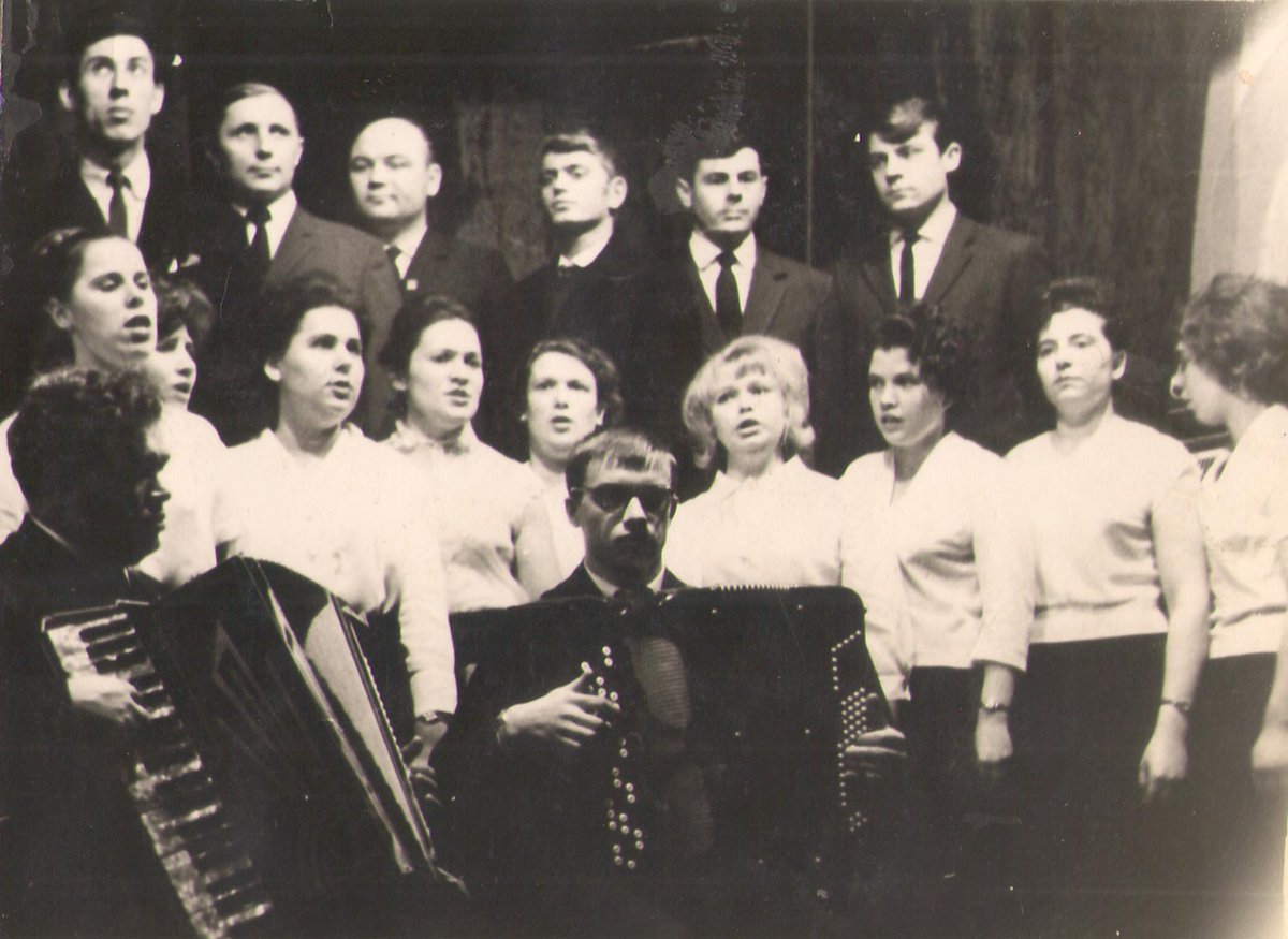 1967 год. Смотр художественной самодеятельности, хор вилопрокатного цеха ВМЗ