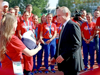 Владимир Путин поздравил нашу сборную с победой на Европейских играх-2019
