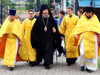 Православные витязи принесли торжественные обещания в Преображенском храме села Сноведь