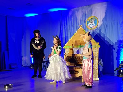 Детской театрализованное представление «Кошкин дом» (Выкса, 2019 г.)