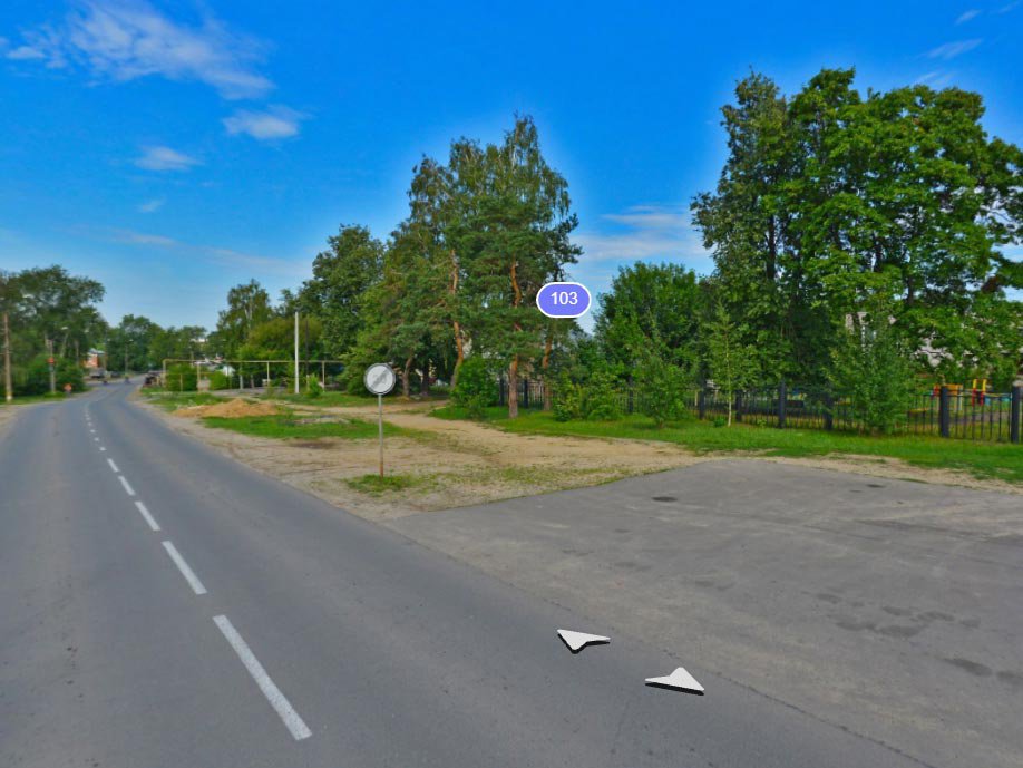 тротуар  на улице Корнилова