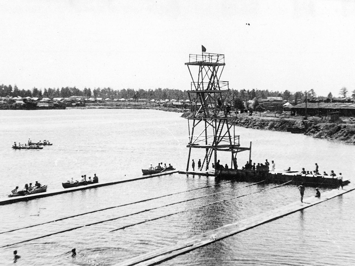 1947 год. Верхний пруд