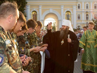 Соревнуются православные воины