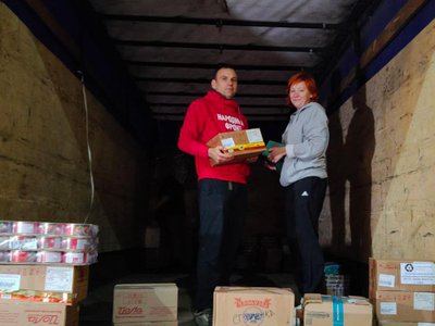 В Донбасс из Нижегородской области отправились три грузовика с гуманитарной помощью