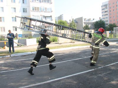 Соревнования пожарных