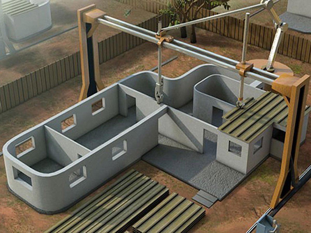 Строительство домов с использованием 3D печати