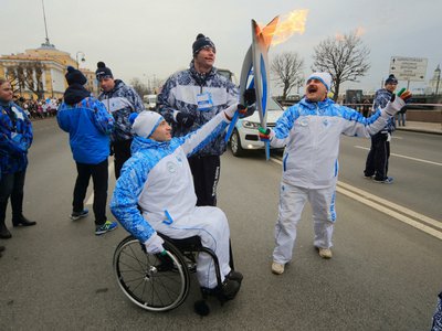 В эстафете паралимпийского огня участвовали около 7000 нижегородцев
