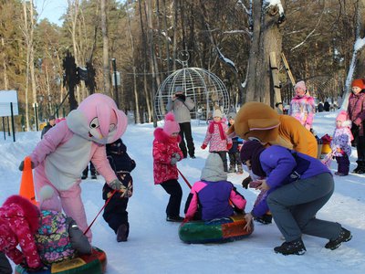 В парке КиО 20 января отметили Всемирный день снега