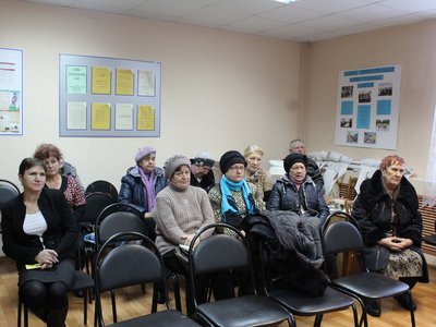 Встреча участковых с жителями посёлка Виля (Выкса, 2017 г.)