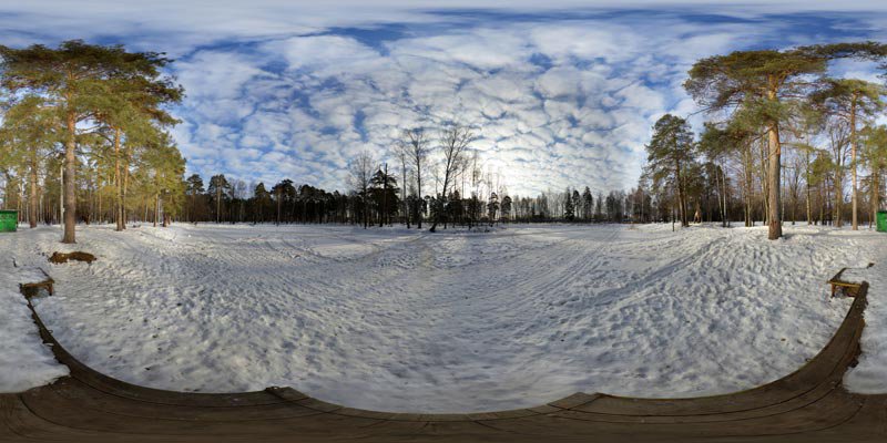 Выксунский парк зимой