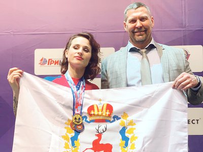 Нижегородка Екатерина Афонина завоевала три золотые медали на чемпионате России по армрестлингу