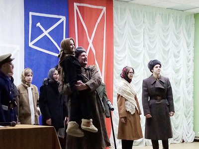В Тамболесском Доме творчества показали спектакль «Дух Ленинграда»