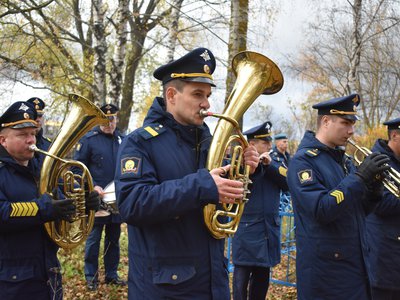 Захоронение капсулы с землёй на родине Андрея Цаплина в Рязанской области