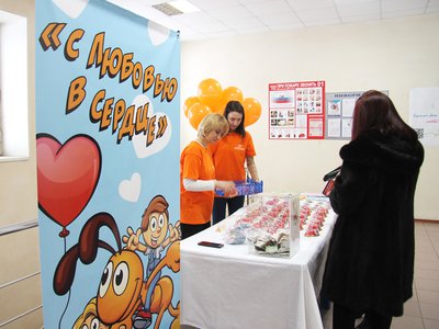 Сегодня, 7 марта, выксунцы участвовали в акции «С любовью в сердце»