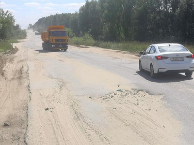 Дорогу на Досчатинском шоссе будут ремонтировать с 5 до 22 часов