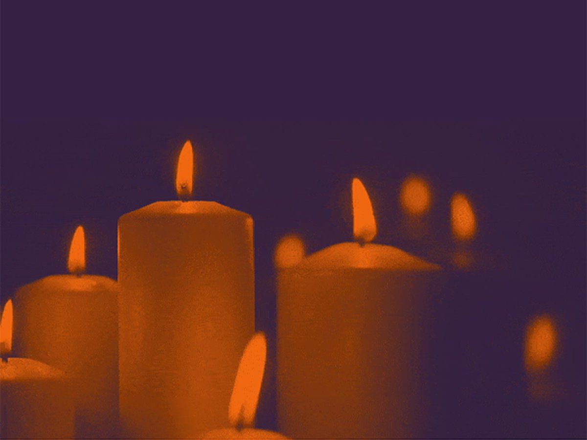 Свечи в день памяти и скорби