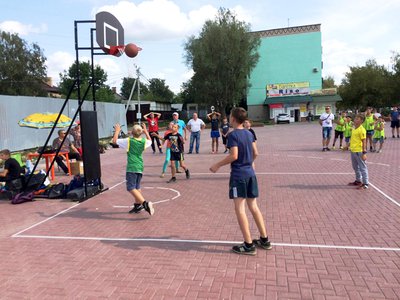 Чемпионат округа по стритболу в рамках спартакиады прошёл среди дворовых команд