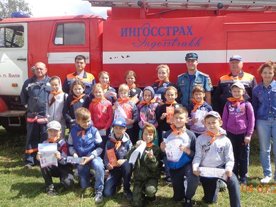 В Виле организован юный противопожарный отряд «Агент-01» (Выкса, 2019 г.)