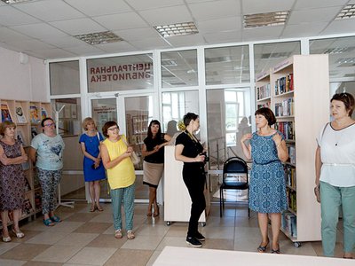 Библиотекари из ЦБС Автозаводского района Нижнего Новгорода посетили выксунские библиотеки (Выкса, 2018 г.)
