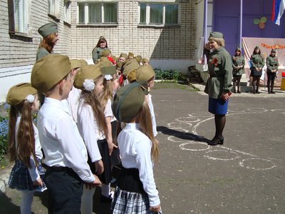 Парад Победы в детском саду