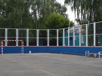 Спортивную площадку открыли у школы №10 (Выкса, 2021 г.)