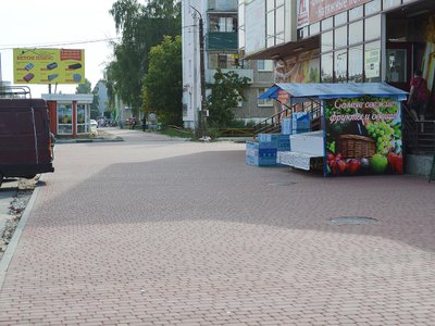 Владимир Кочетков проинспектировал строительство тротуара на улице Пушкина (Выкса, 2021 г.)