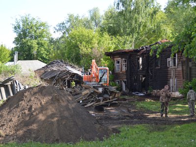 Снос домов на Красной площади в Выксе