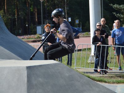 У «Родины» прошли соревнования кик-скутеристов (Выкса, 2021 г.)