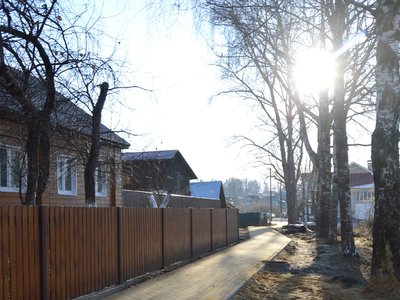 В Выксе построен новый тротуар на улице Почтовой (Выкса, 2019 г.)
