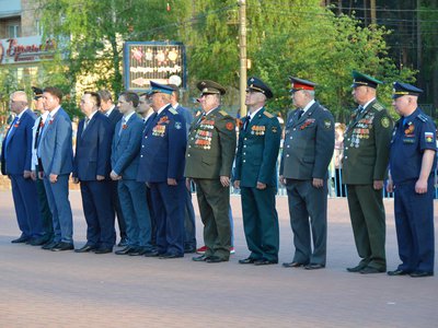 В Выксе прошёл военный парад