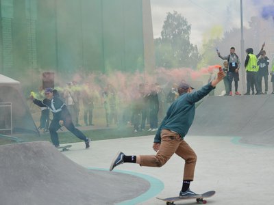 Скейт-парк («Арт-Овраг», Выкса, 2019 г.)