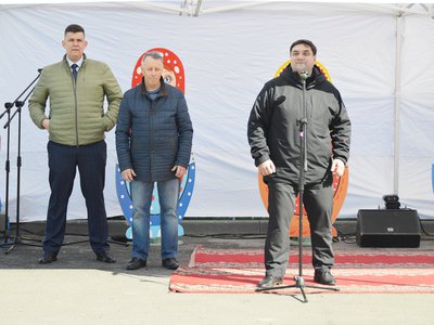 Первый теплоход пришвартовался  к новой пристани